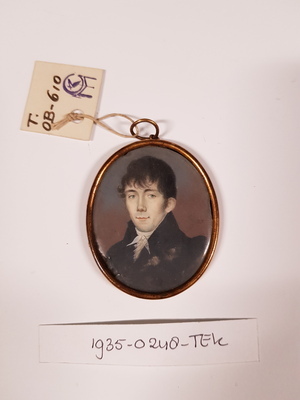 1935-0248-TEK a.jpg; 1935-0248-TEK; Miniatuurportret van Z. Snijder; tekeningen